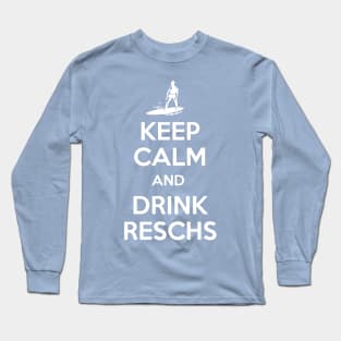 Copy of Reschs KEEP CALM SURFER - (white) Long Sleeve T-Shirt